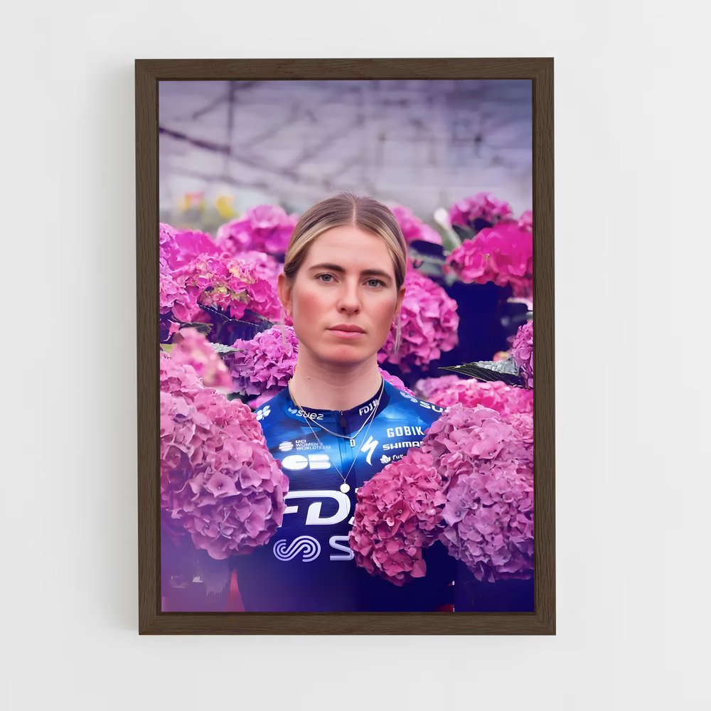 Poster Fleur de Vitesse – affiche Cyclisme (vue 5)